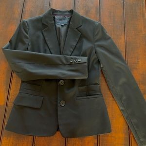 Classic ladies’ black blazer, Banana Republic, 0